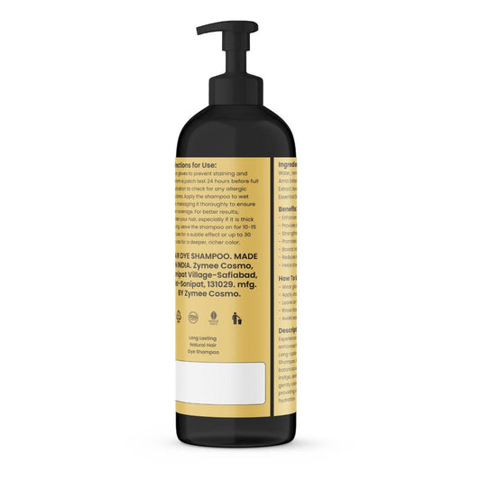 Japanese Hair Dye Shampoo (Natural Black in 5 Minutes)