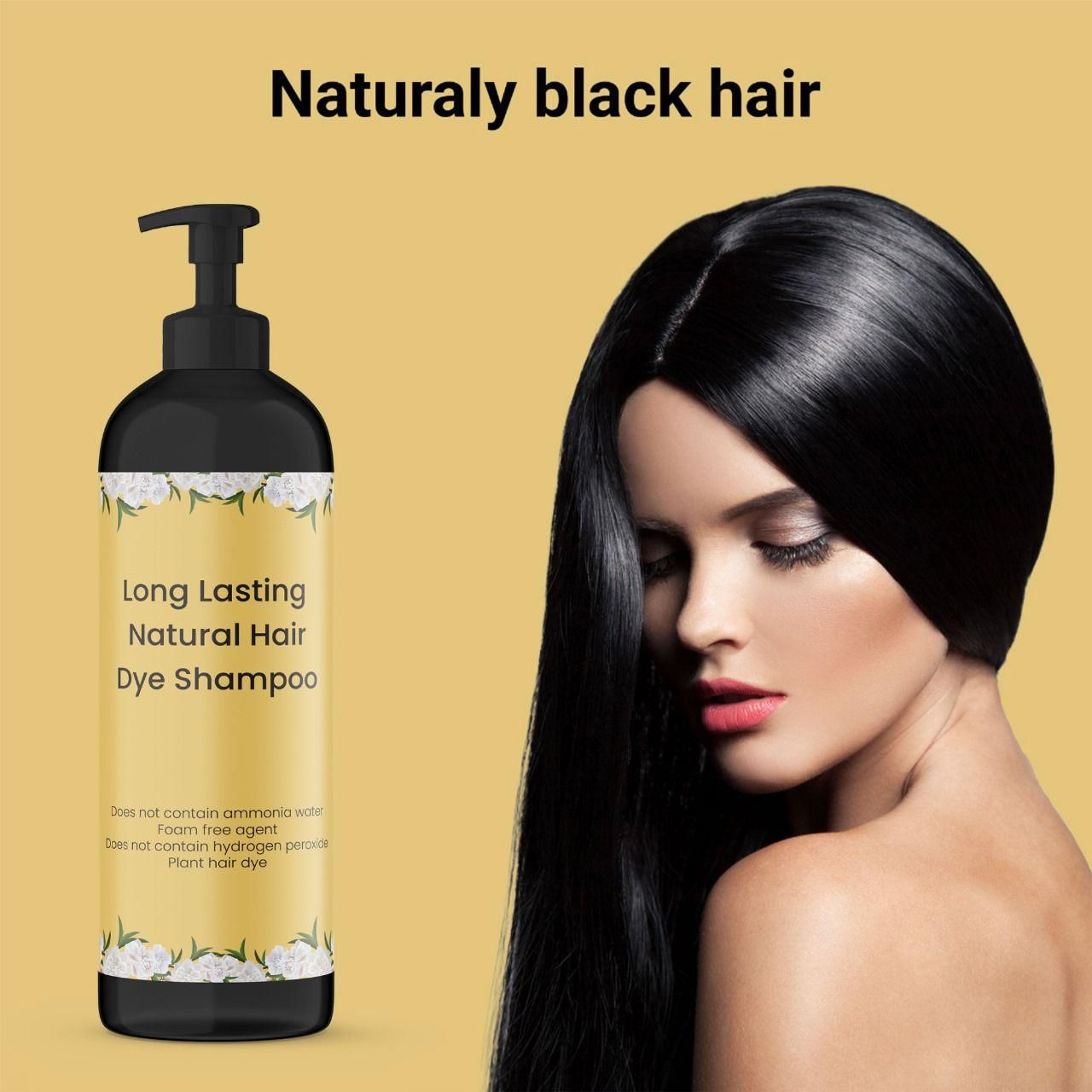 Japanese Hair Dye Shampoo – Turn white Hair Natural Black (Buy 1 Get 1 Free)